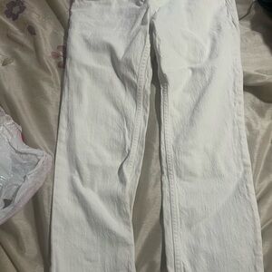 Abercrombie & Fitch White Ankle Straight Jeans - Size 27
Maternity jeans